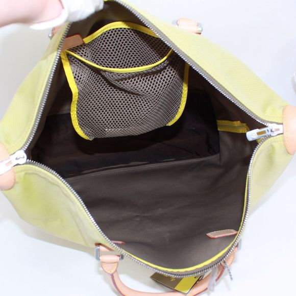 Louis Vuitton America Cube Damier Jean Leather X Nylon Canvas Light Green - Picture 7 of 13